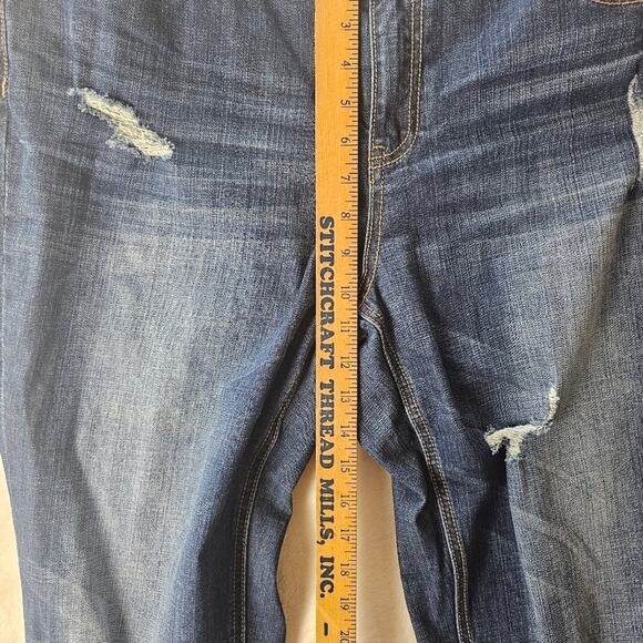 Standards & Practices Jeans 18 Women’s Plus Medium Blue Wash distressed - Picture 3 of 15